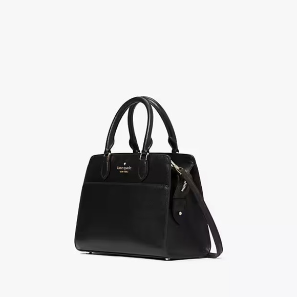 Kate Spade Madison Saffiano Leather Small Satchel
COLOR:
Black 
NWT - Picture 3 of 5